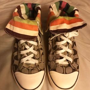 Coach high top sneakers